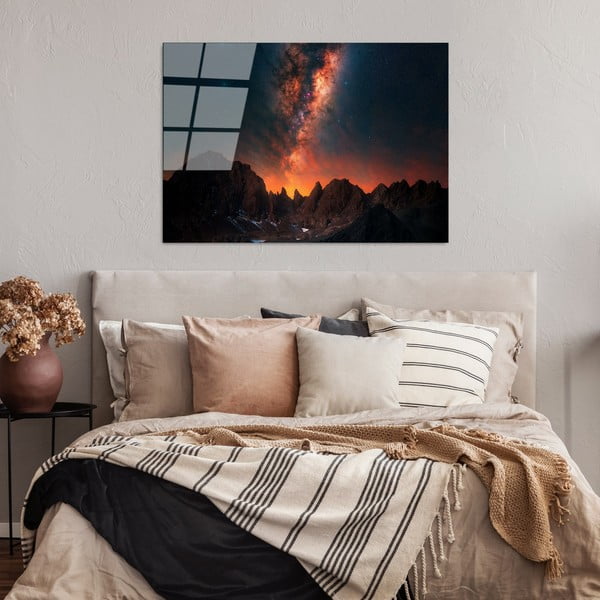 Skleněný obraz 100x70 cm Night Sky – Wallity-image-1