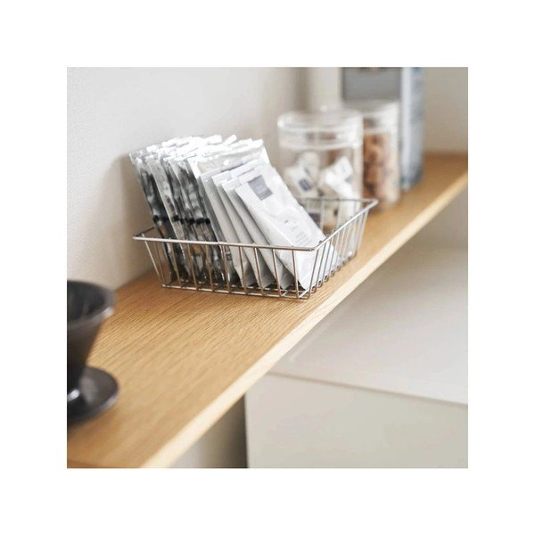 Bílá/v přírodní barvě dřevěná přídavná polička 28,5x8,5 cm Tower – YAMAZAKI-image-2