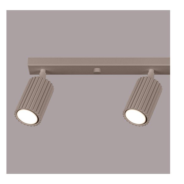 Taupe kovové bodové svítidlo 6,5x81 cm Gleam – Sollux-image-3