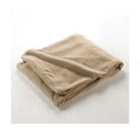 Béžová fleecová deka 180x220 cm Curly Wooly – douceur d'intérieur