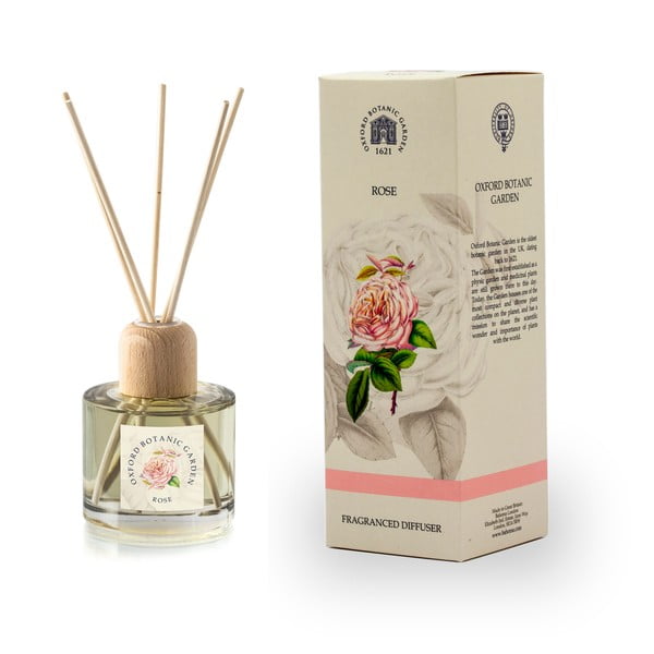 Aroma difuzér s vůni růže Bahoma London Fragranced, 100 ml