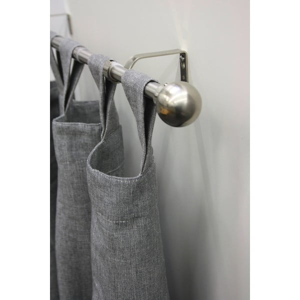 Kovová roztažitelná garnýž 120 - 210 cm Koule - Gardinia-image-1