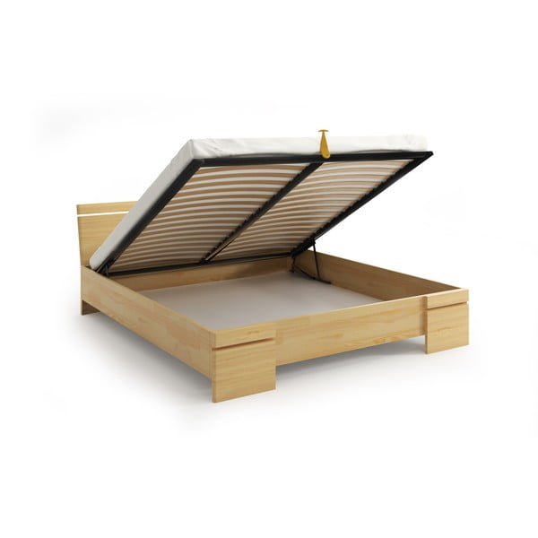 Dvoulůžková postel z borovicového dřeva s úložným prostorem SKANDICA Sparta Maxi, 180 x 200 cm-image-4