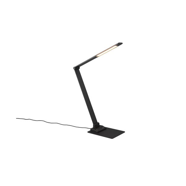Černá LED stmívatelná stolní lampa (výška 72 cm) Travis – Trio