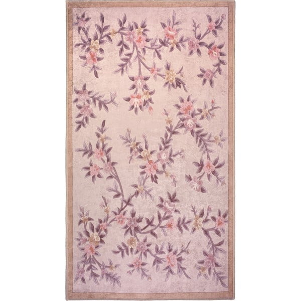 Světle růžový pratelný koberec 180x120 cm - Vitaus