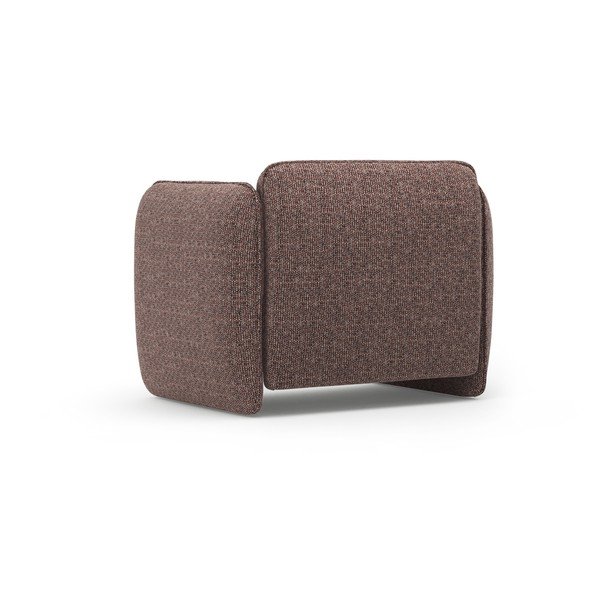 Hnědé žinylkové křeslo Georgia – Micadoni -image-3