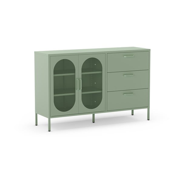 Komoda v mentolové barvě 140x90 cm Diora – Marckeric-image-1