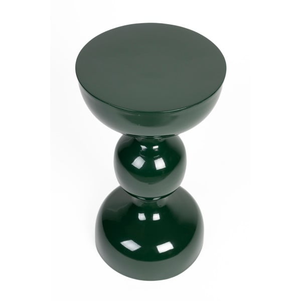 Kovový kulatý odkládací stolek ø 31 cm Lars – White Label-image-2