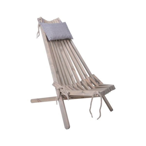 Šedé dřevěné zahradní křeslo Falun - Garden Pleasure