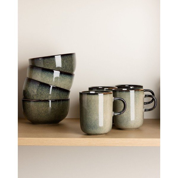 Kameninová jídelní sada 16 ks pro 4 osoby Meridian – Salt&Pepper-image-2