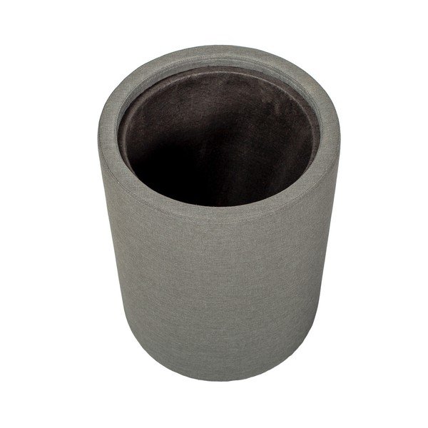 Odkládací stolek v zelenošedé barvě se snímatelnou deskou z dubového dřeva Askala Ibisco, ⌀ 36 cm-image-1