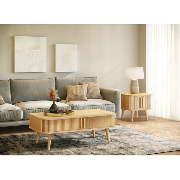 Konferenční stolek v dekoru dubu 58x107,5 cm Rove – Woodman-image-1