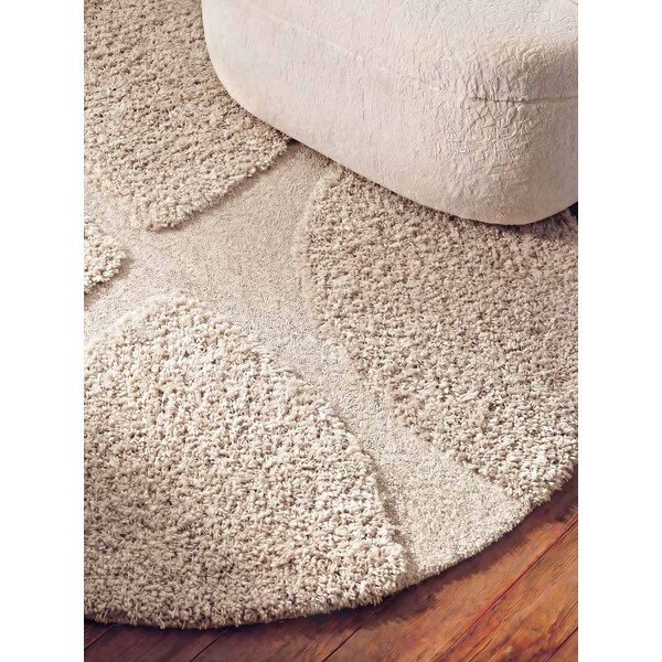 Krémový ručně tkaný kulatý koberec ø 160 cm Lambeth Jasper – Ted Baker-image-2