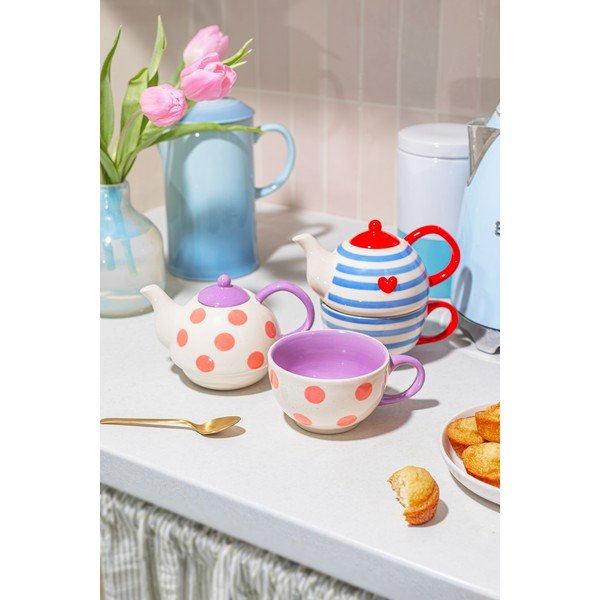 Porcelánová čajová souprava Surprise Cat – Sass & Belle-image-2