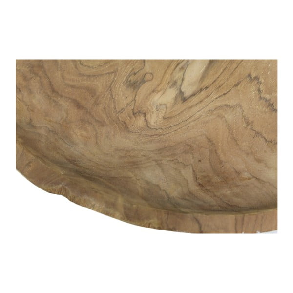 Podnos z neopracovaného teakového dřeva HSM collection Blank-image-3