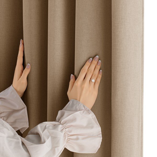 Béžový dimout závěs Calisto – Filumi-image-4