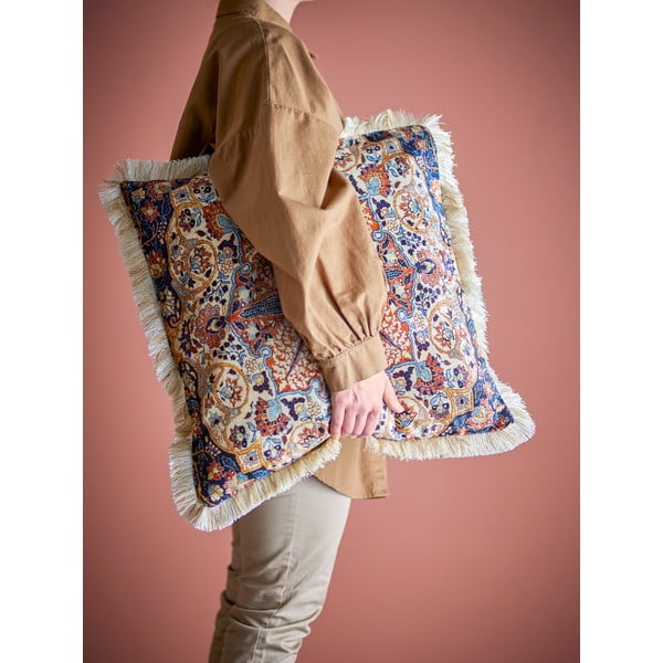 Dekorační polštář s příměsí bavlny 50x50 cm Asu – Bloomingville-image-1