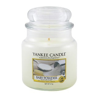 Vonná svíčka Yankee Candle Dětský Pudr, doba hoření 65 hodin