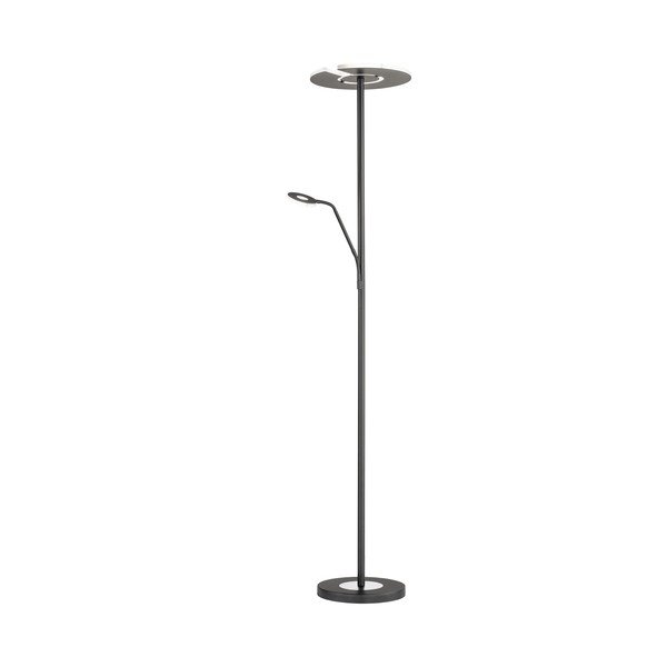 Černá LED stmívatelná stojací lampa (výška 180 cm) Dent – Fischer & Honsel-image-3