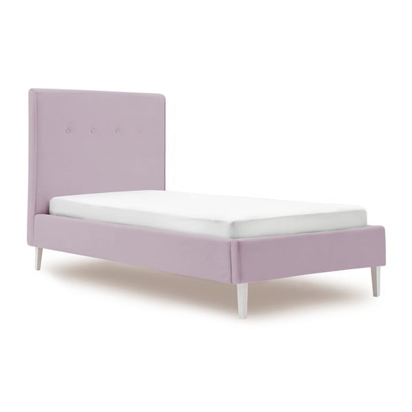 Dětská fialová postel PumPim Mia, 200 x 90 cm