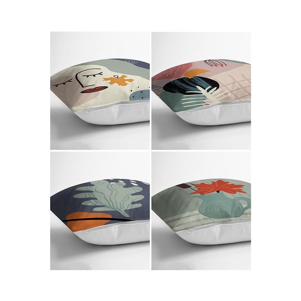 Povlaky na polštáře v sadě 4 ks 43x43 cm – Mila Home-image-1