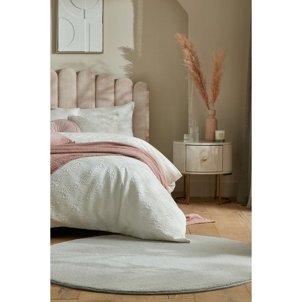 Světle šedý kulatý koberec 133x133 cm – Flair Rugs-image-2