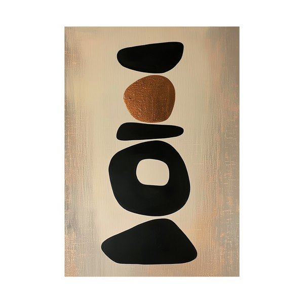 Tištěný obraz na plátně 70x100 cm Stones – Styler