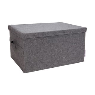 Šedý úložný box Bigso Box of Sweden Wanda, 34 x 25 cm