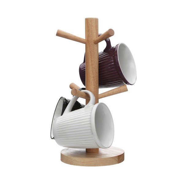 Dřevěný držák na hrnky Soka – Premier Housewares-image-2