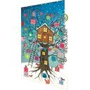 Přání s vánočním motivem v sadě 5 ks Treehouse  – Roger la Borde