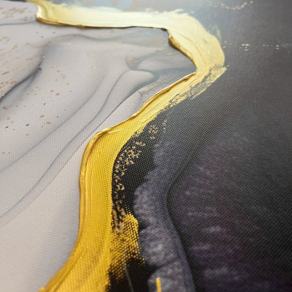 Obraz s ručně malovanými prvky s rámem/na plátně 70x100 cm Sky – Styler-image-3