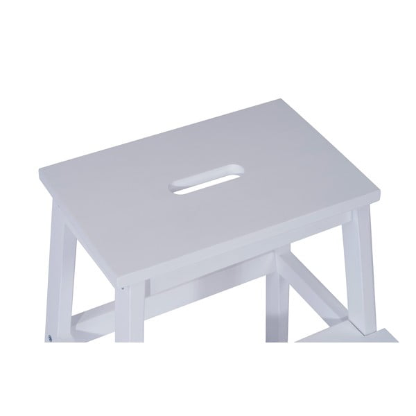 Bílá stolička z kaučukového dřeva Corg - Bonami Essentials-image-3