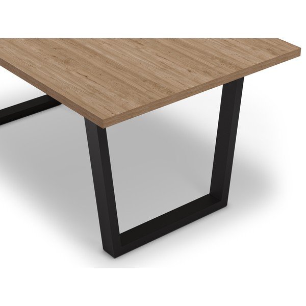 Jídelní stůl s deskou v dubovém dekoru 100x180 cm Francesca – Marckeric-image-4