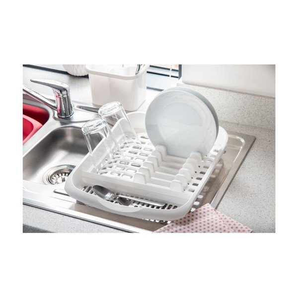 Bílý odkapávač na talíře - Addis-image-2