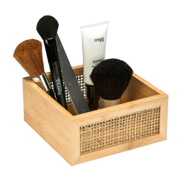 Bambusový koupelnový organizér Wenko Allegre, 15 x 7 cm-image-2