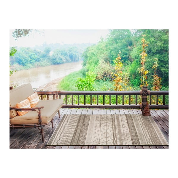 Šedobéžový venkovní koberec Universal Libra Grey Puzzo, 160 x 230 cm-image-2