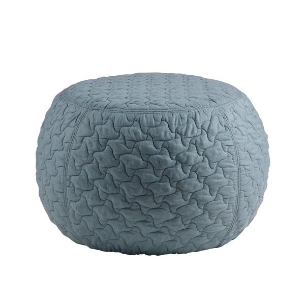 Modrý puf sømcasa Enzo, ⌀ 55 cm