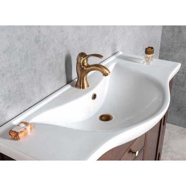 Stojánková umyvadlová baterie v bronzové barvě Kirké – Sapho-image-2