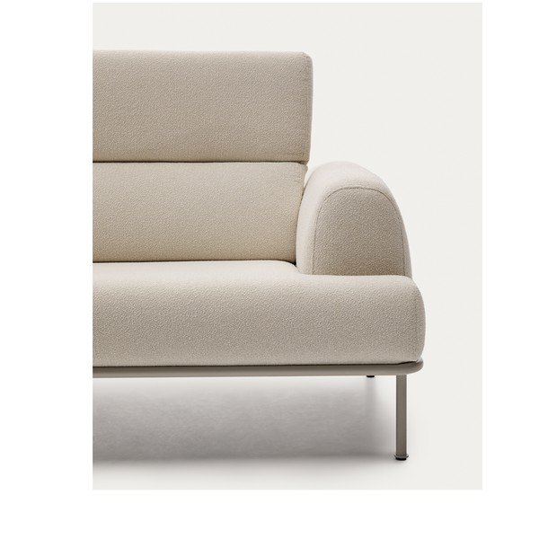 Béžová žinylková pohovka 234 cm Aurum – Kave Home-image-4