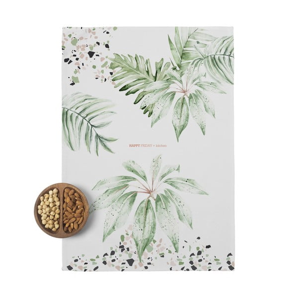 Sada 2 bavlněných kuchyňských utěrek Happy Friday Basic Delicate, 70 x 50 cm-image-3