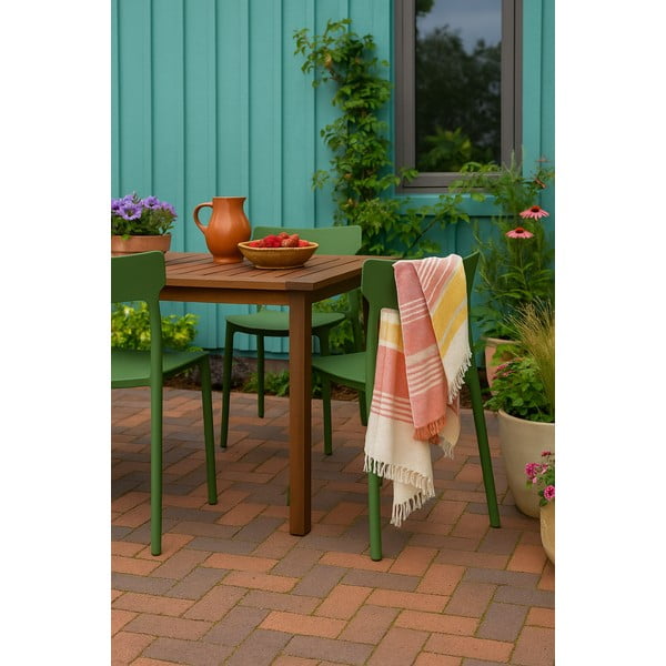 Zelená plastová zahradní židle Biá – Bonami Essentials-image-1