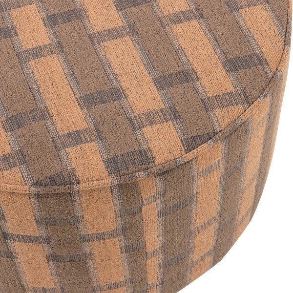 Růžový/hnědý žinylkový taburet Sarli – WOOOD-image-2