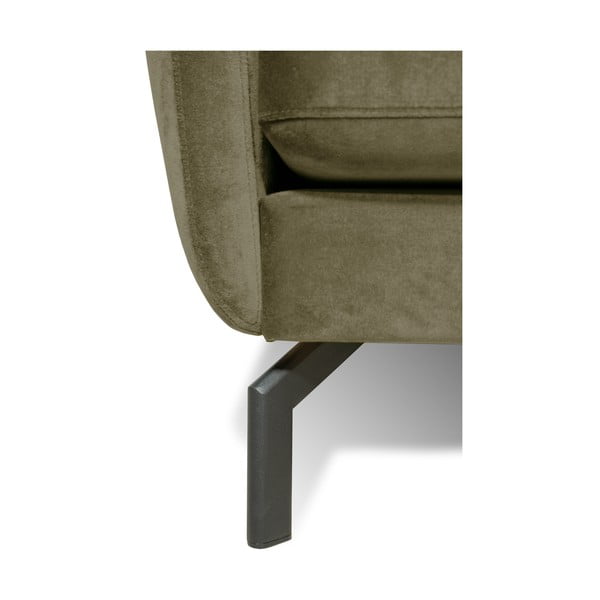 Zelená sametová rohová pohovka (pravý roh) Magic - Scandic-image-4