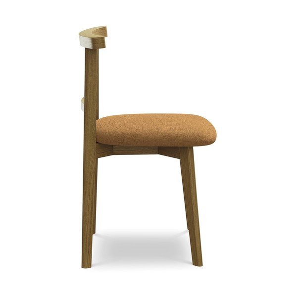 Jídelní židle z masivního dřeva v terakotové barvě Ohelo – Makamii-image-2