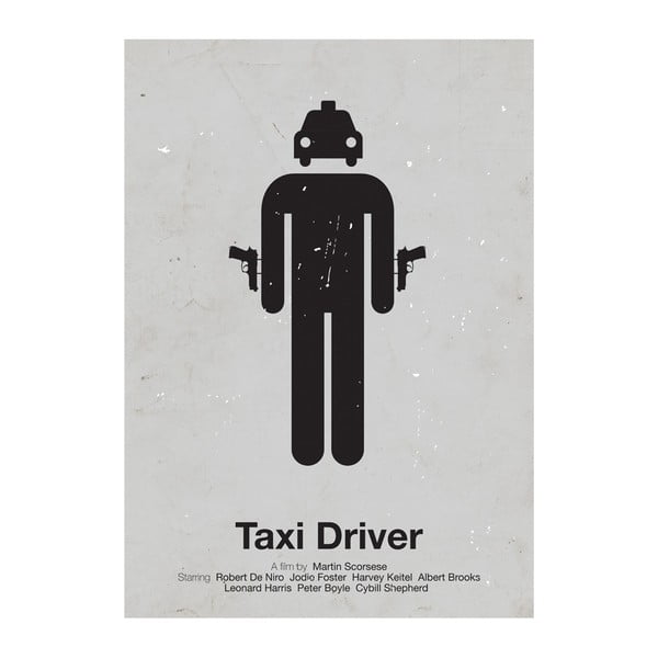 Plakát Taxi driver, 29,7x42 cm, limitovaná edice