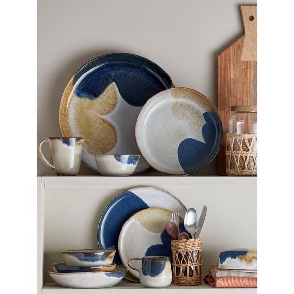 Kameninová jídelní sada 12 ks Jules – Bloomingville-image-1