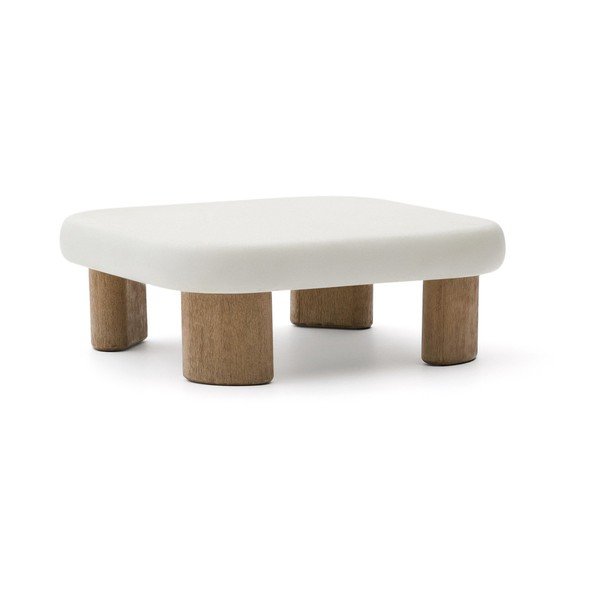 Zahradní konferenční stolek s betonovou deskou 80x80 cm Labra – Kave Home
