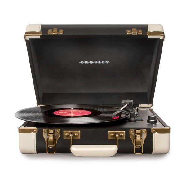 Černo-béžový gramofon Crosley Executive Deluxe-image-1