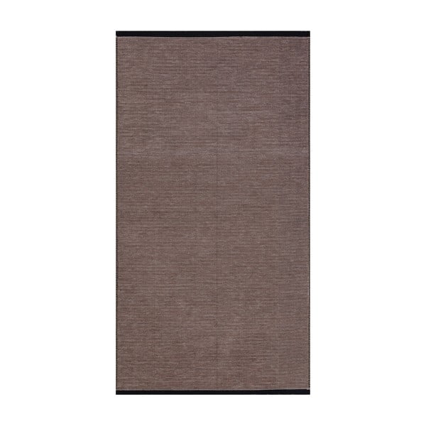 Hnědý pratelný koberec běhoun 200x80 cm Gladstone - Vitaus