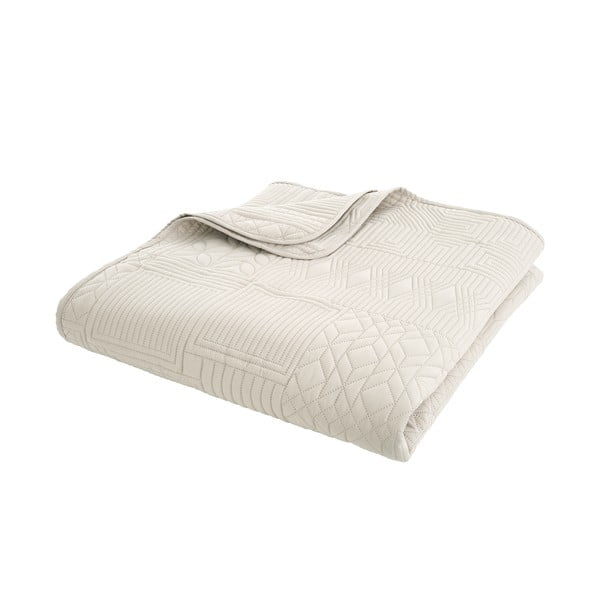 Béžový prošívaný přehoz 220x230 cm Folkstone Geo – Catherine Lansfield